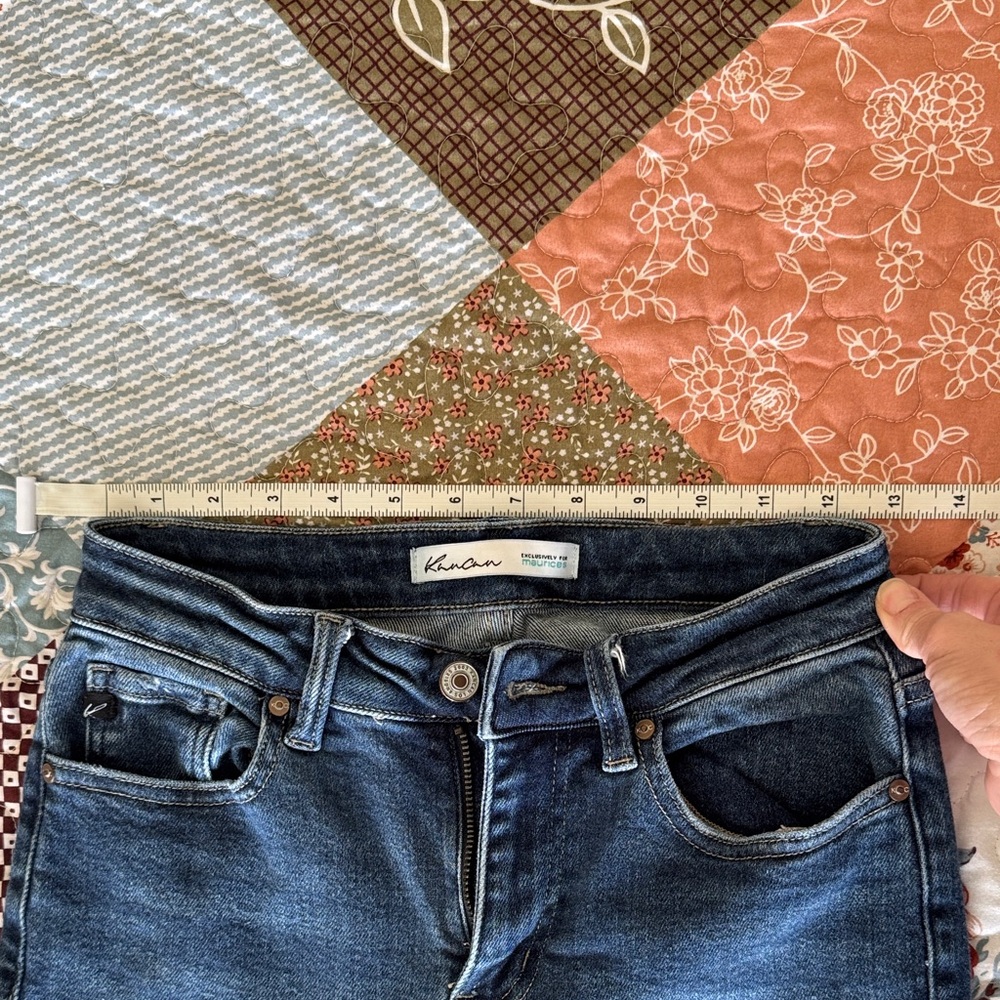 KanCan Dark Blue Distressed Women’s Jeans - Picture 4 of 6
